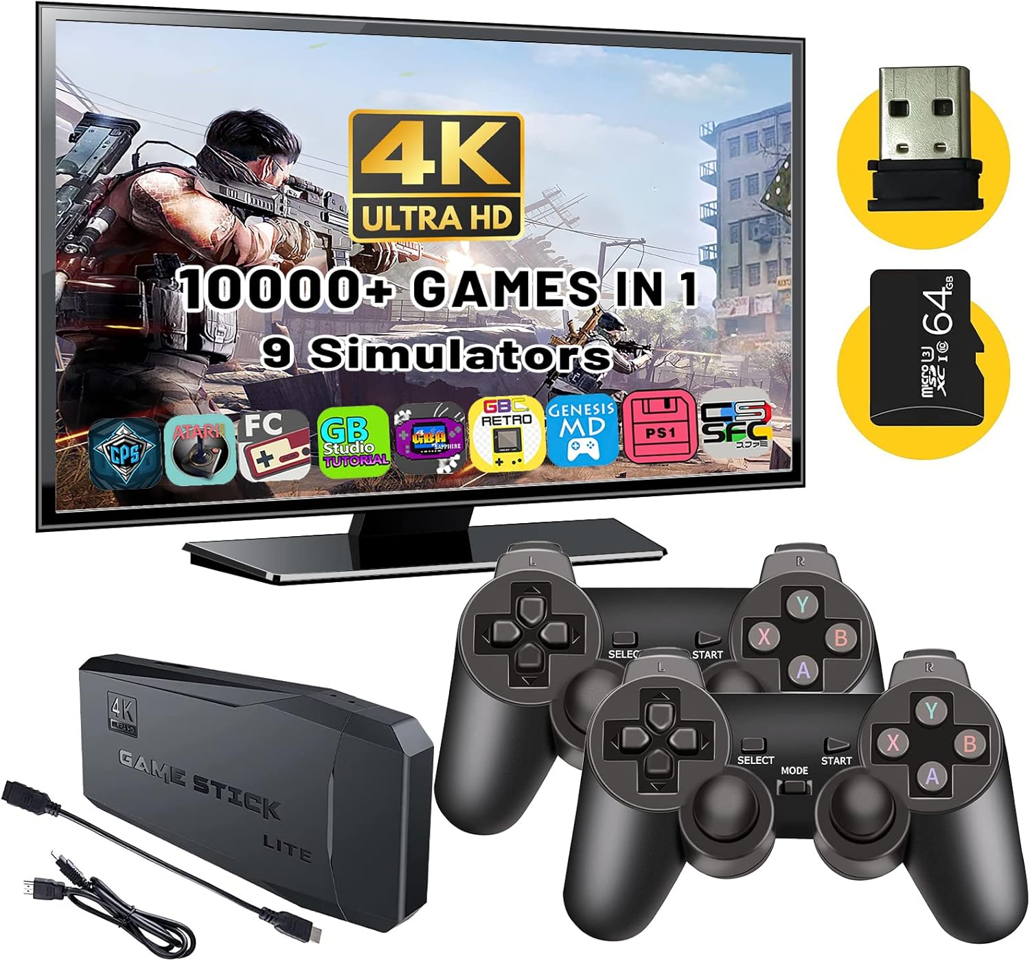 Console Arcade Game Stick 4K